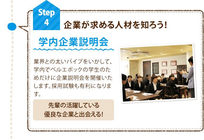 Step4 学内企業説明会