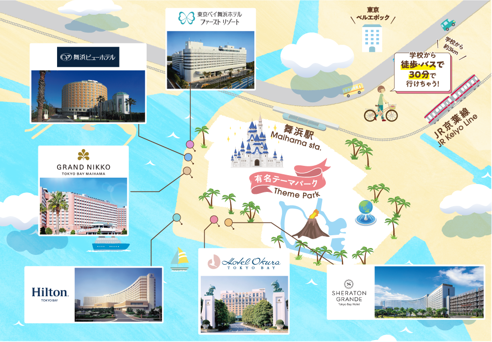 舞浜エリアマップ