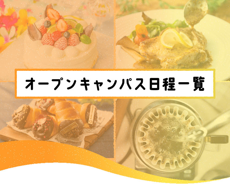 オープンキャンパス日程一覧