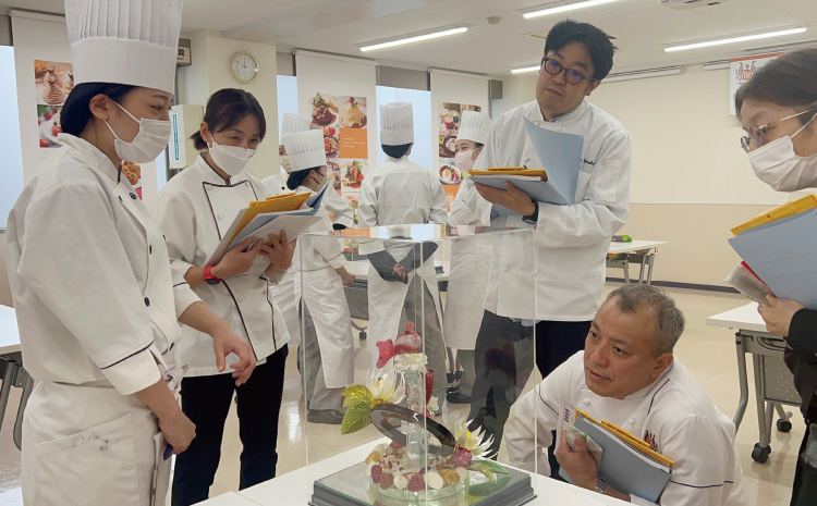 卒業制作の様子