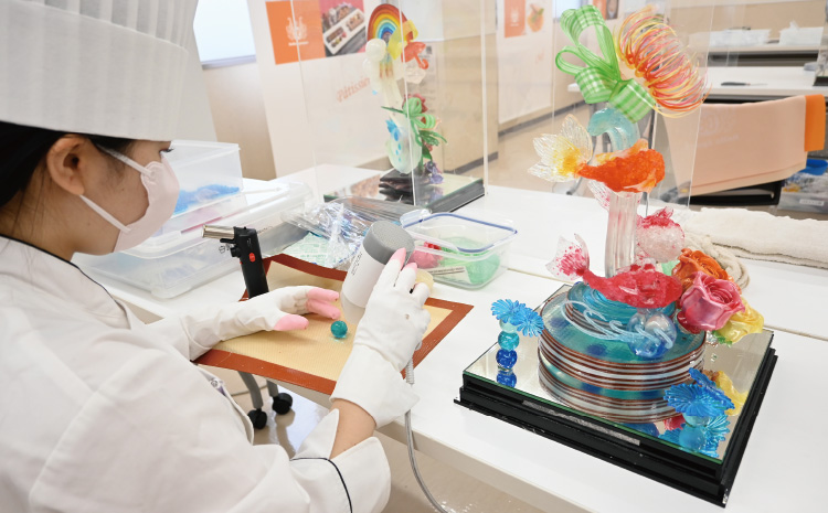 卒業制作の様子